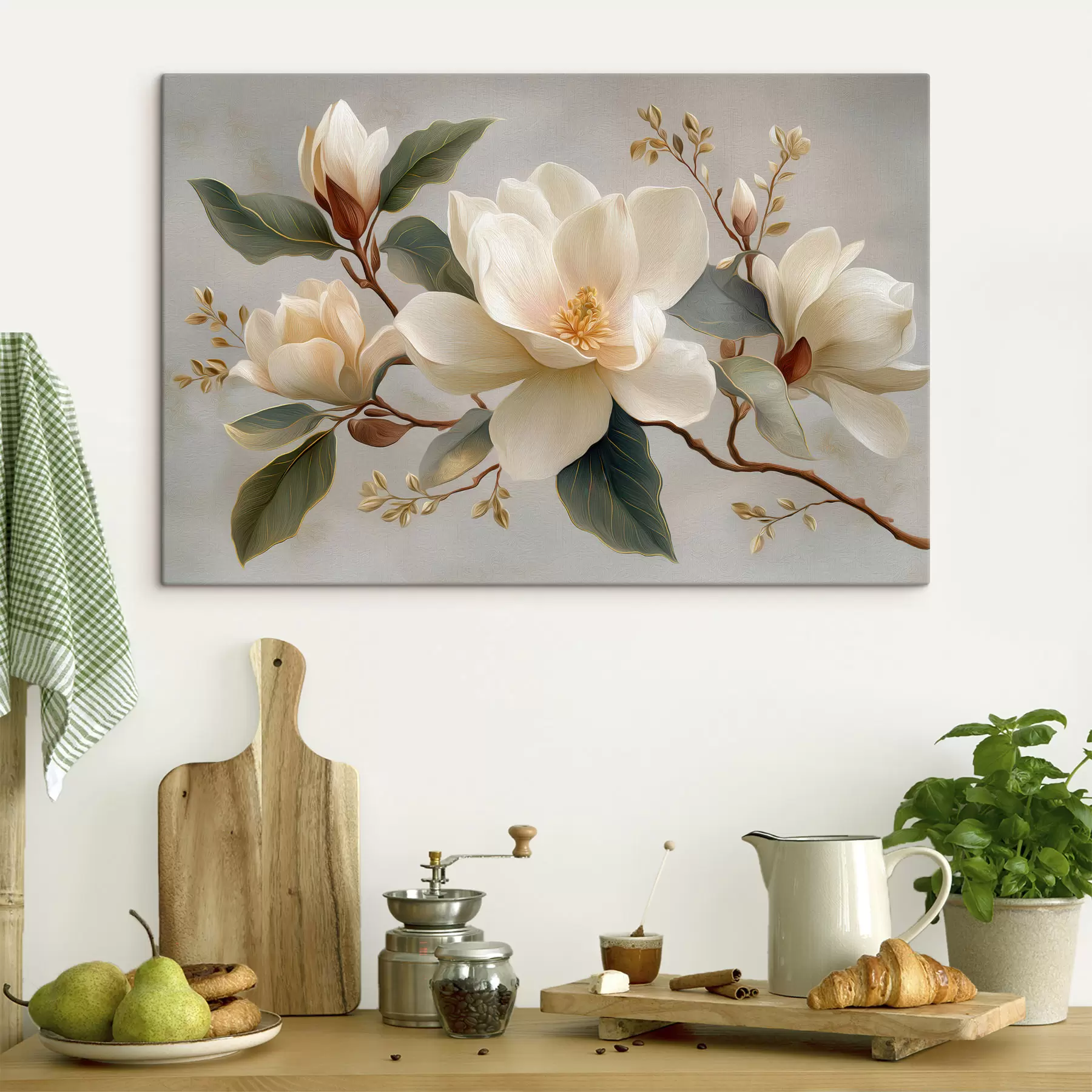 murales de pared Una rama con flores s49538