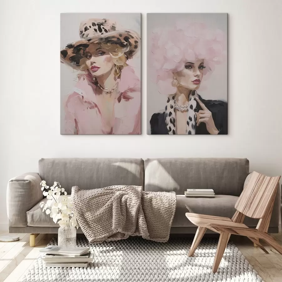 murales de pared Cuadro de imitación de una mujer elegante m30595