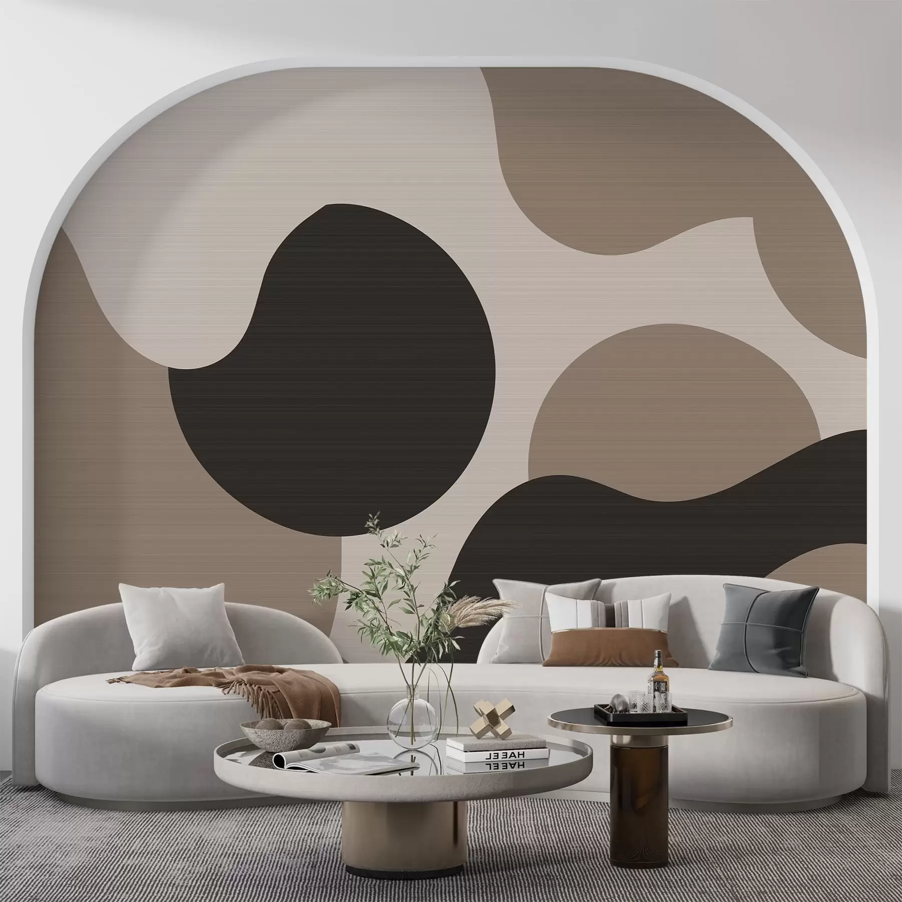 murales de pared Formas orgánicas w05655