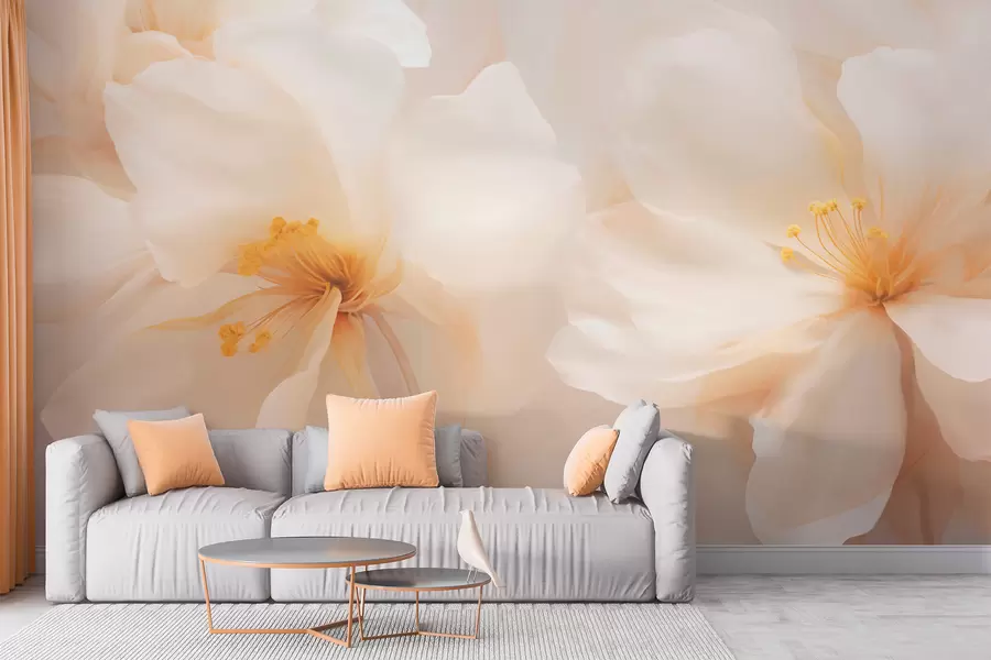 murales de pared Flores grandes w05615