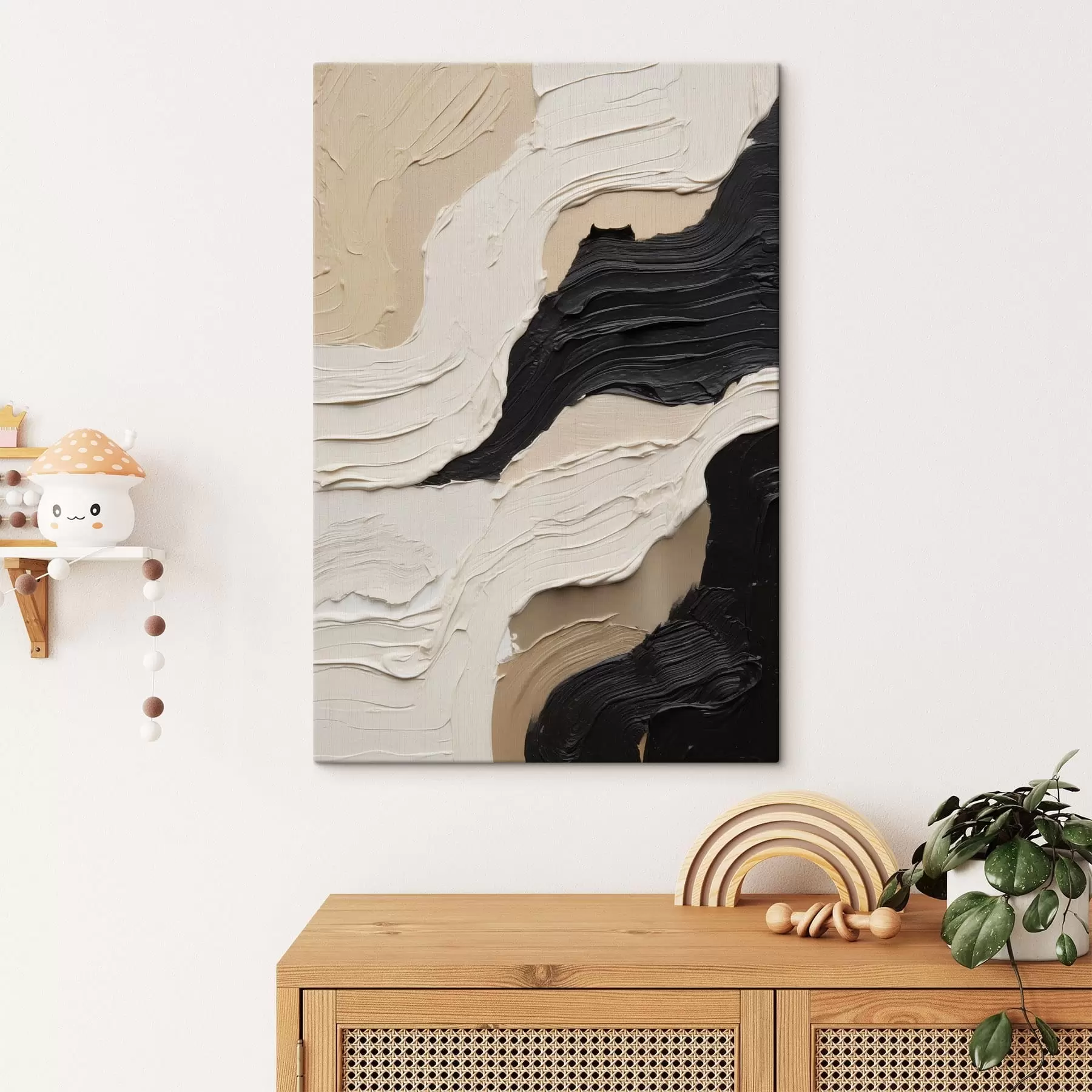 murales de pared Una pintura abstracta s49614