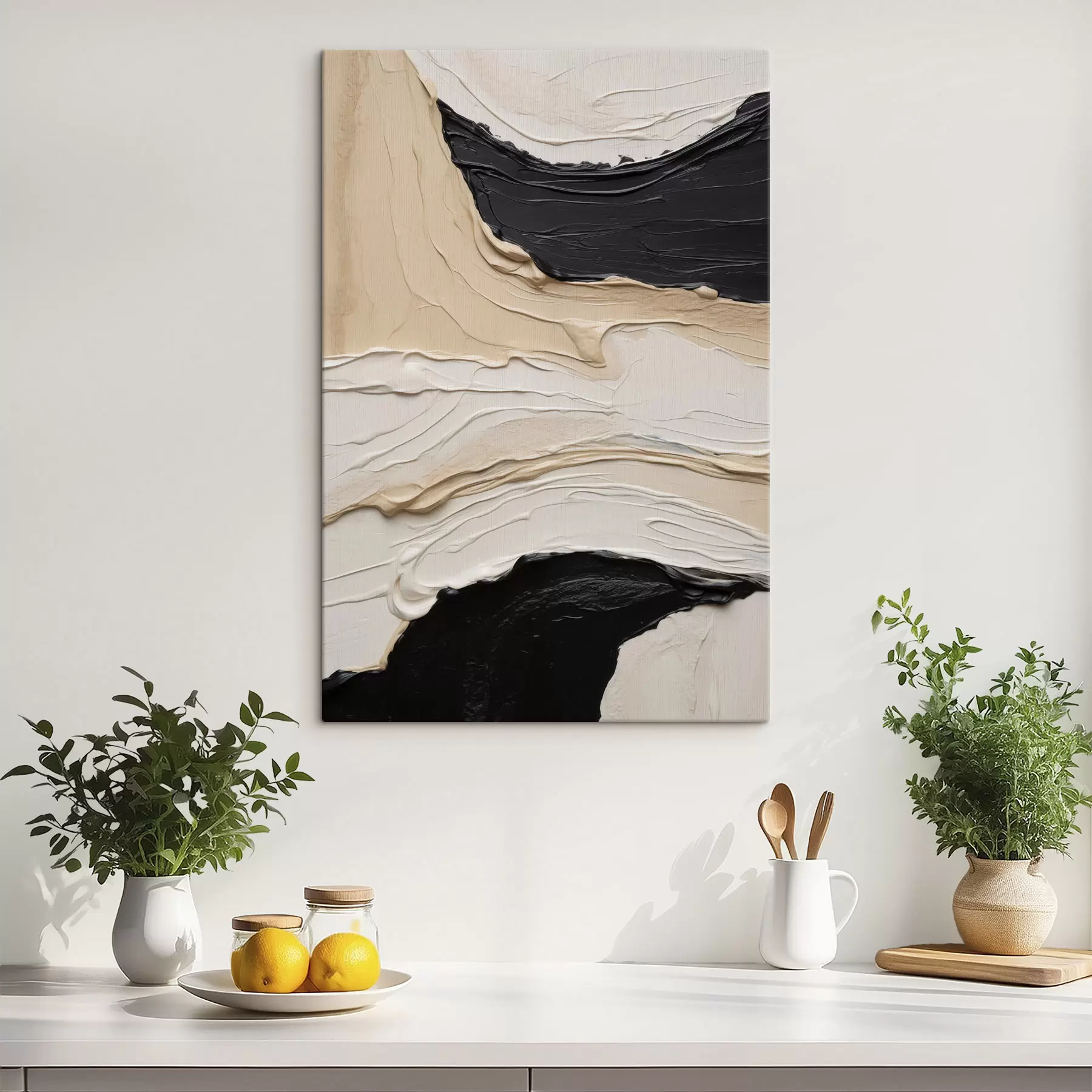 murales de pared Una pintura abstracta s49615
