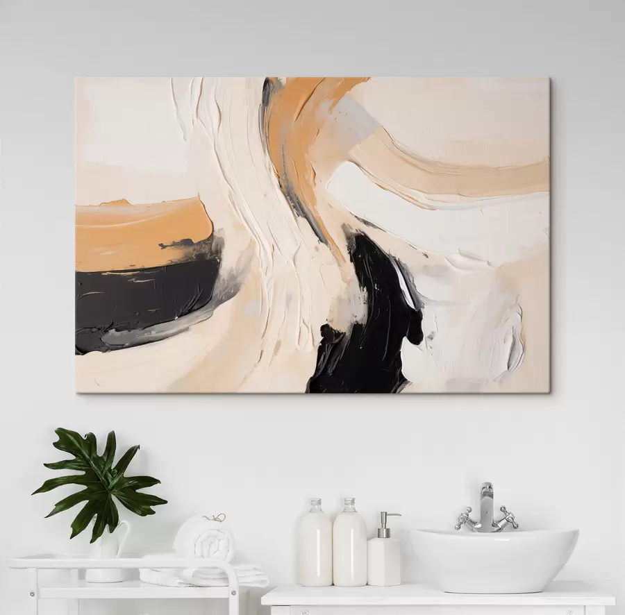 murales de pared Una pintura abstracta s49616