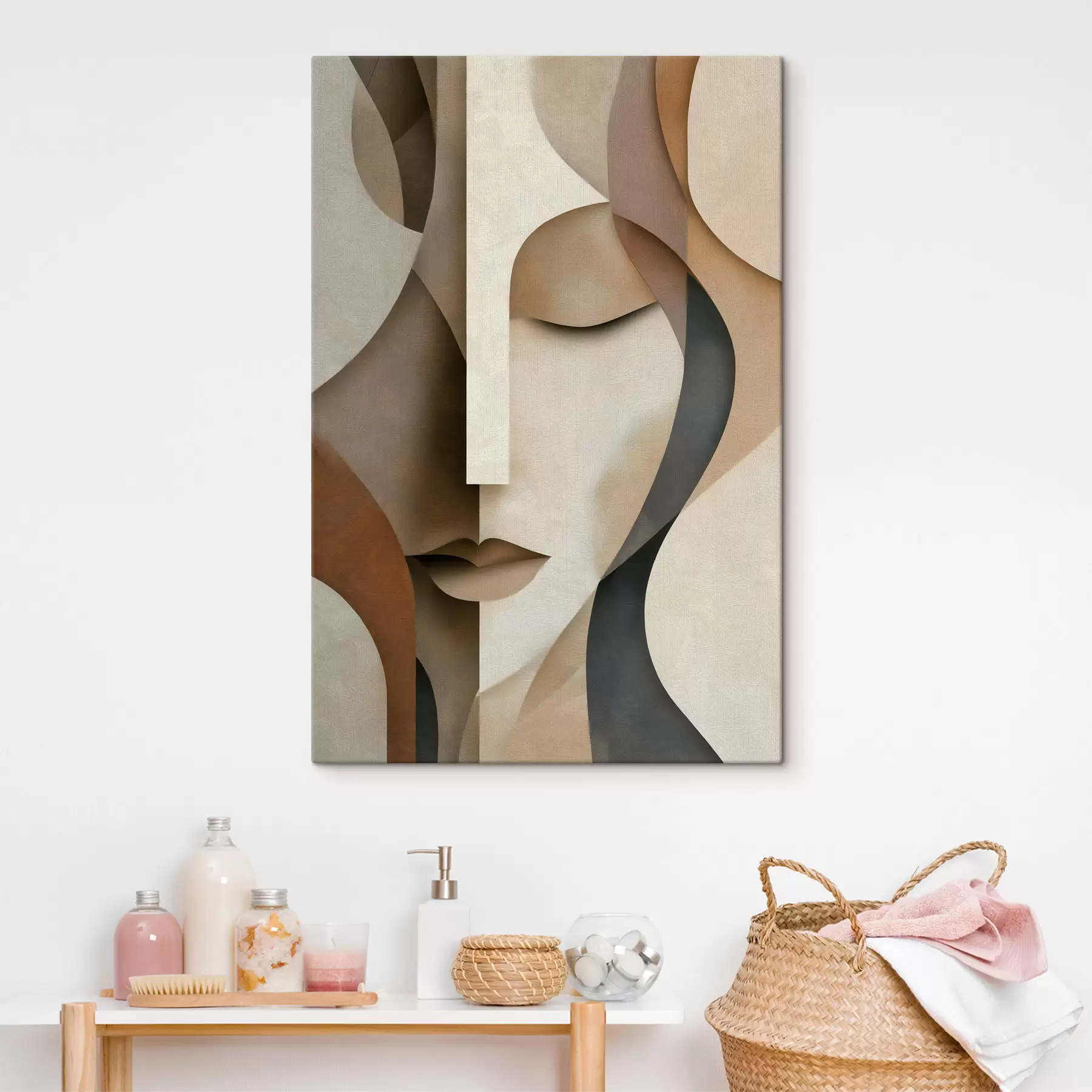 murales de pared Cara abstracta s49617