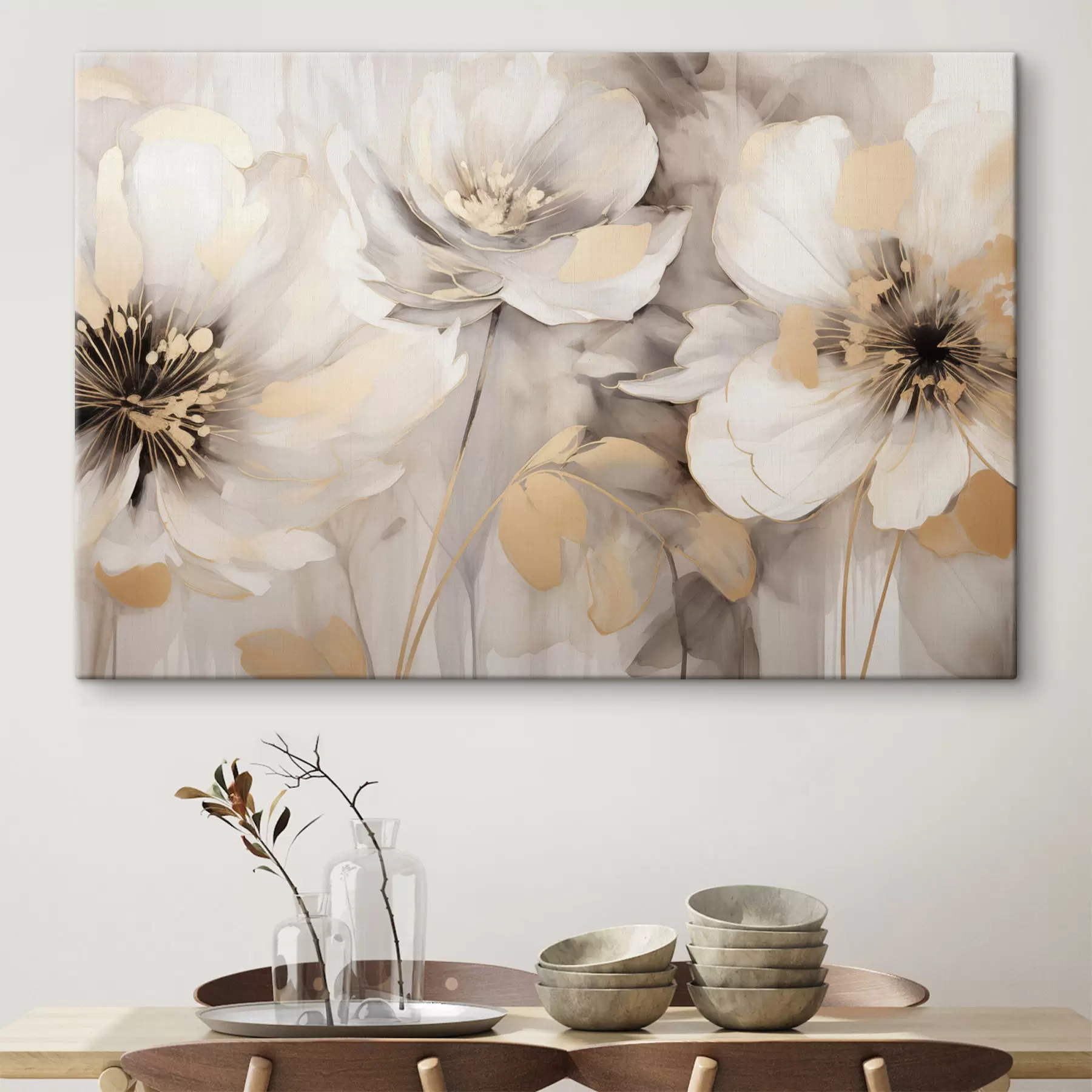 murales de pared Flores s49618