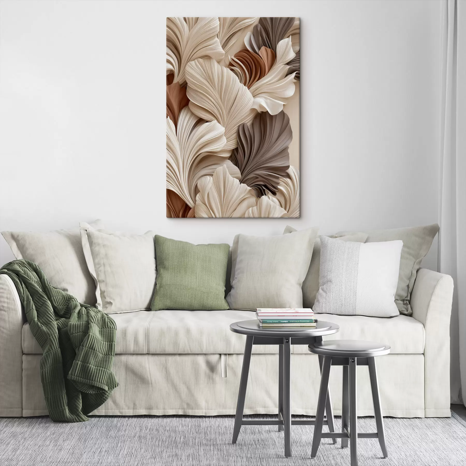 murales de pared Hojas abstractas s49620