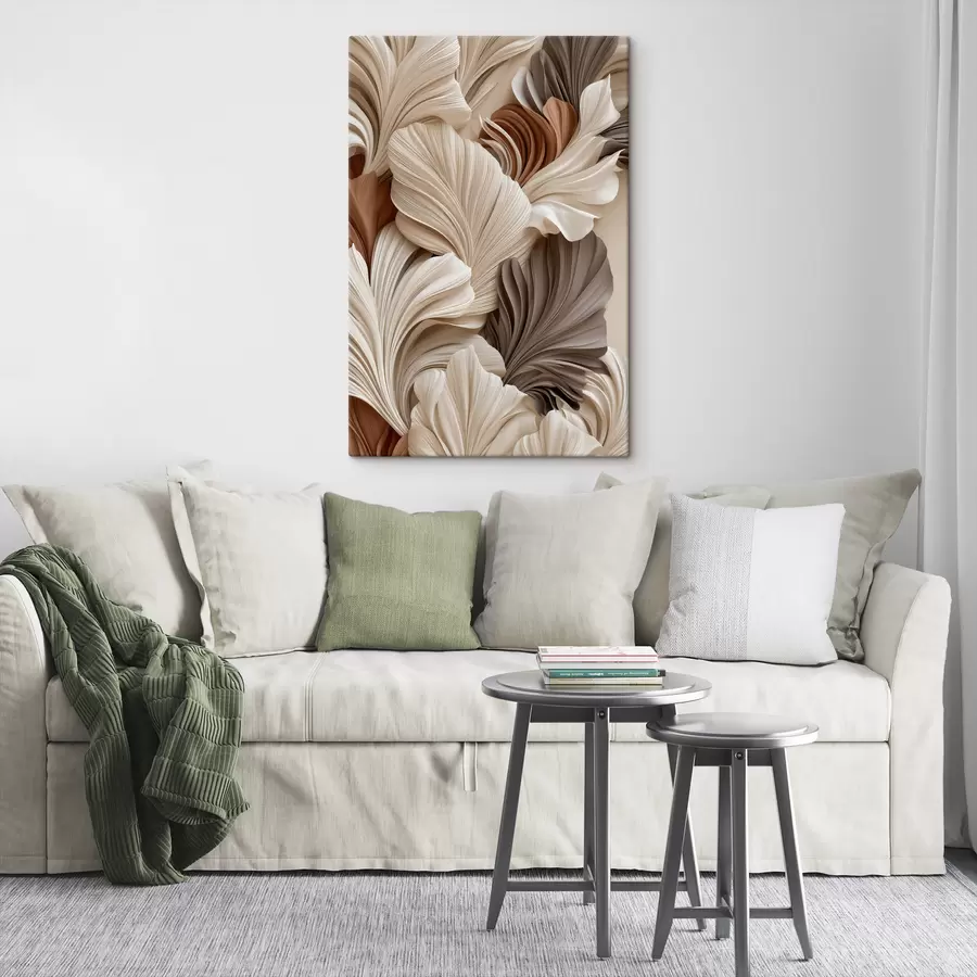 murales de pared Hojas abstractas s49620