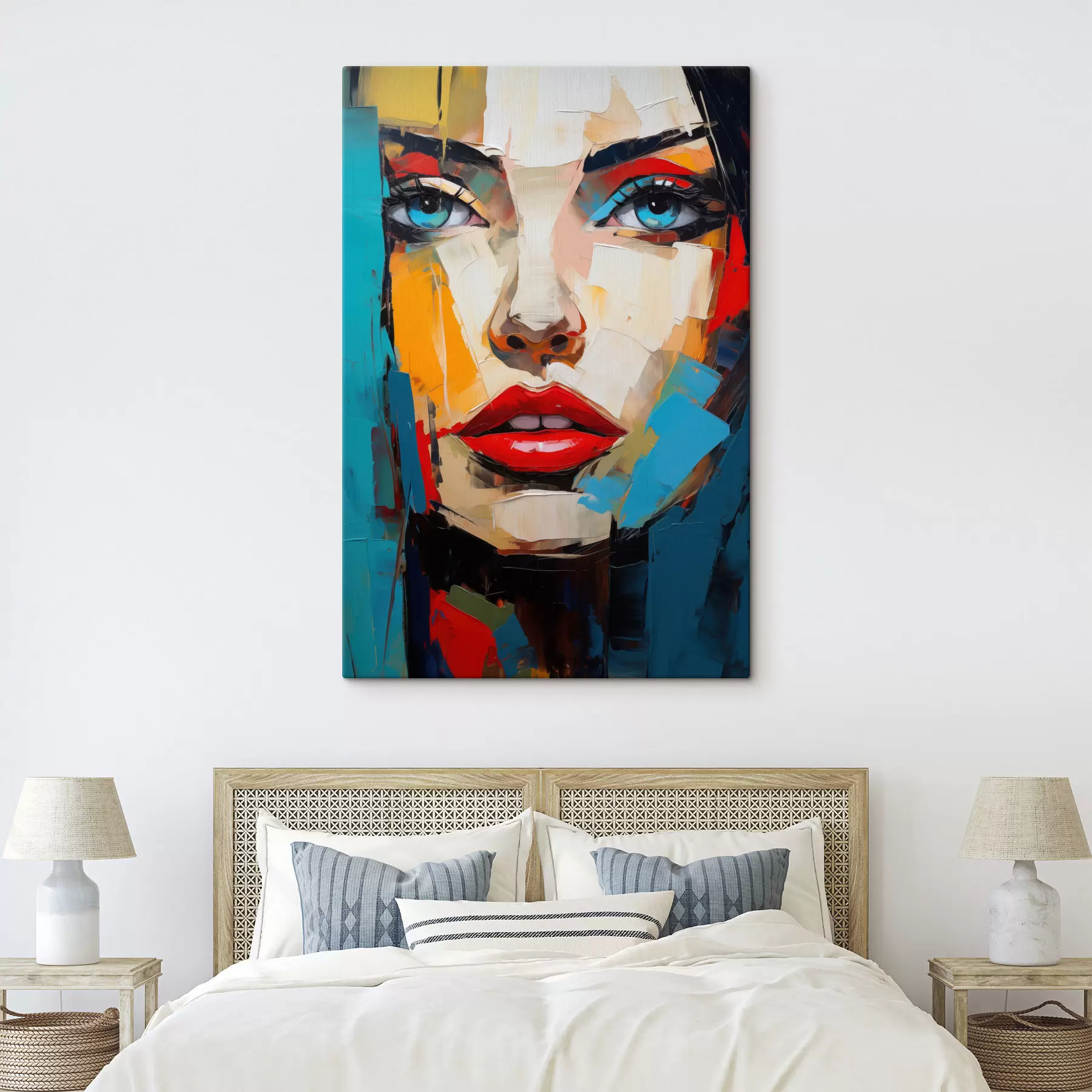 murales de pared Retrato abstracto s49628