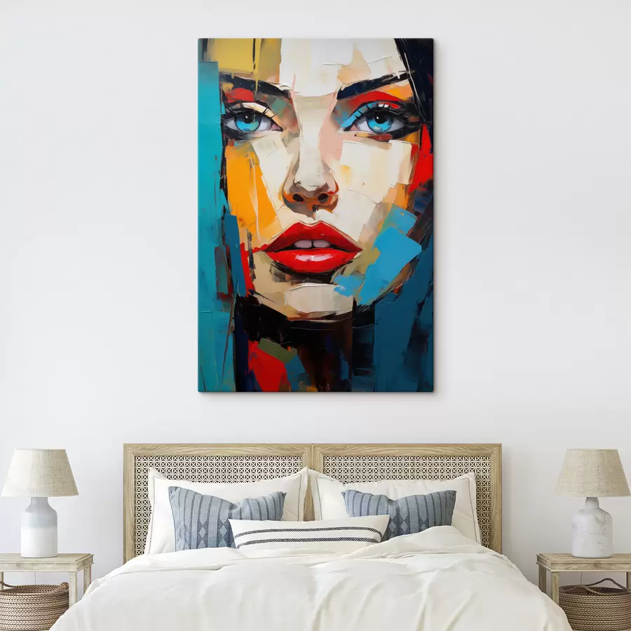 murales de pared Retrato abstracto s49628