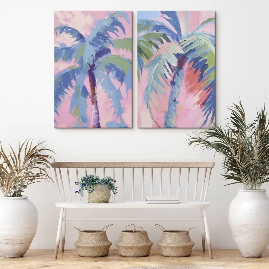 murales de pared Pintura imitación palmera m30614