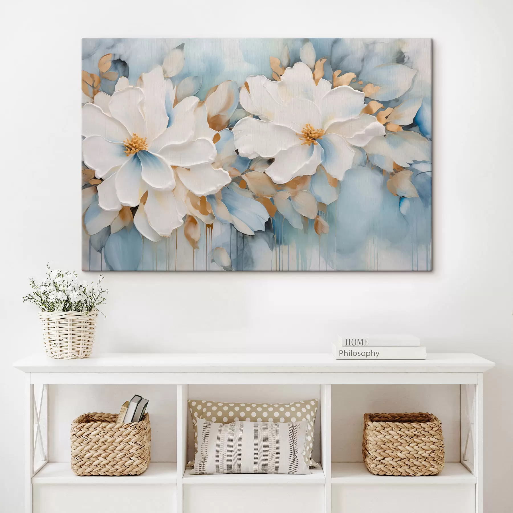 murales de pared flores abstractas s49418