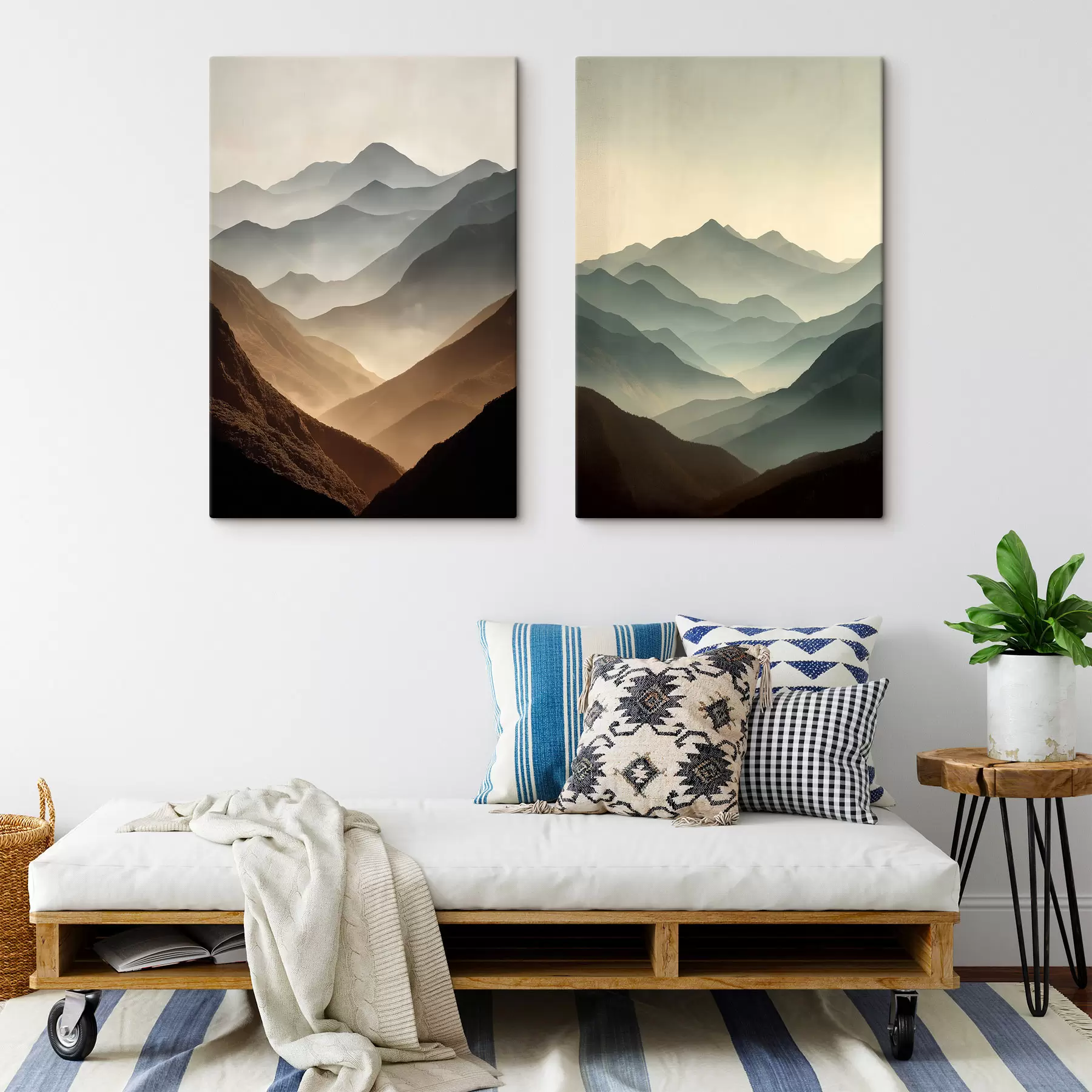 murales de pared Composición de montaña m30636