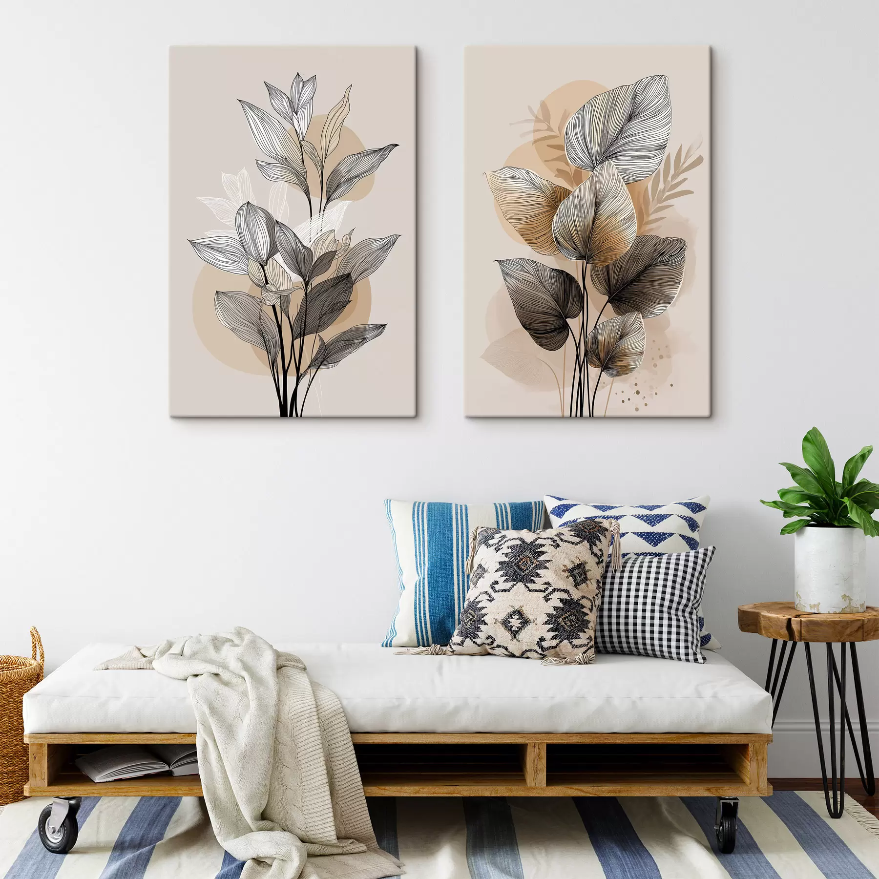 murales de pared Hojas tropicales m30639