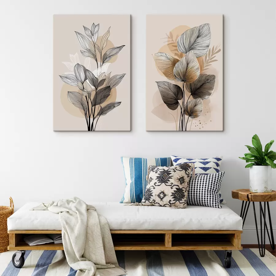 murales de pared Hojas tropicales m30639