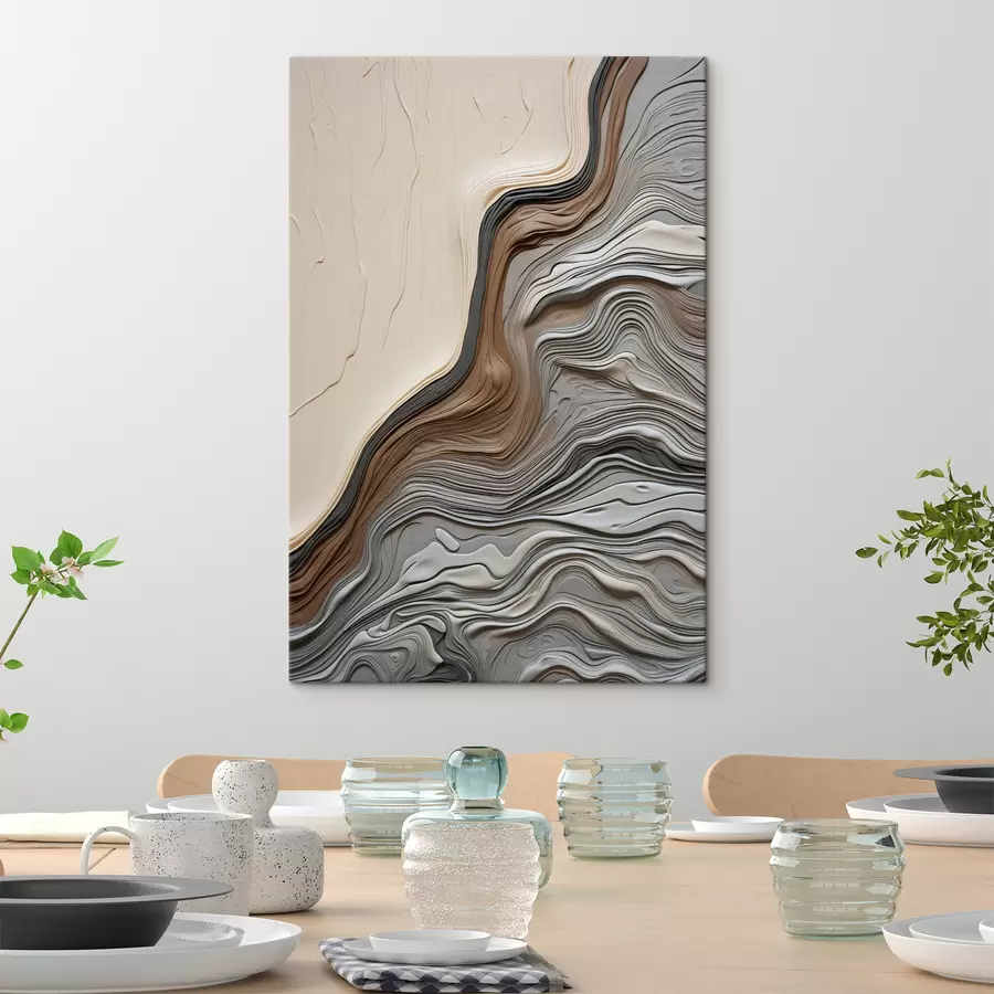 murales de pared Líneas suaves s49570