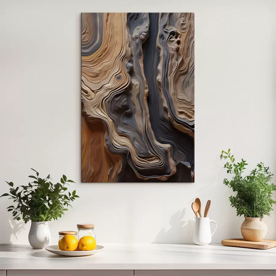 murales de pared Imitación de textura de madera s49571