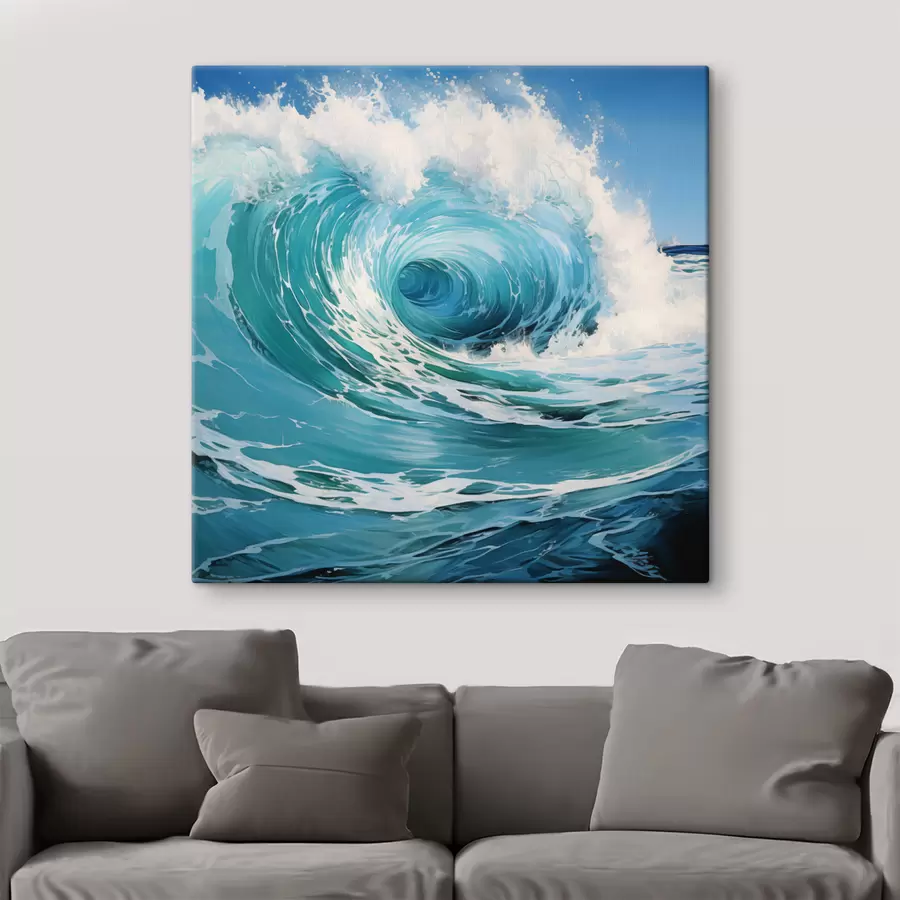 murales de pared Olas del mar s49637