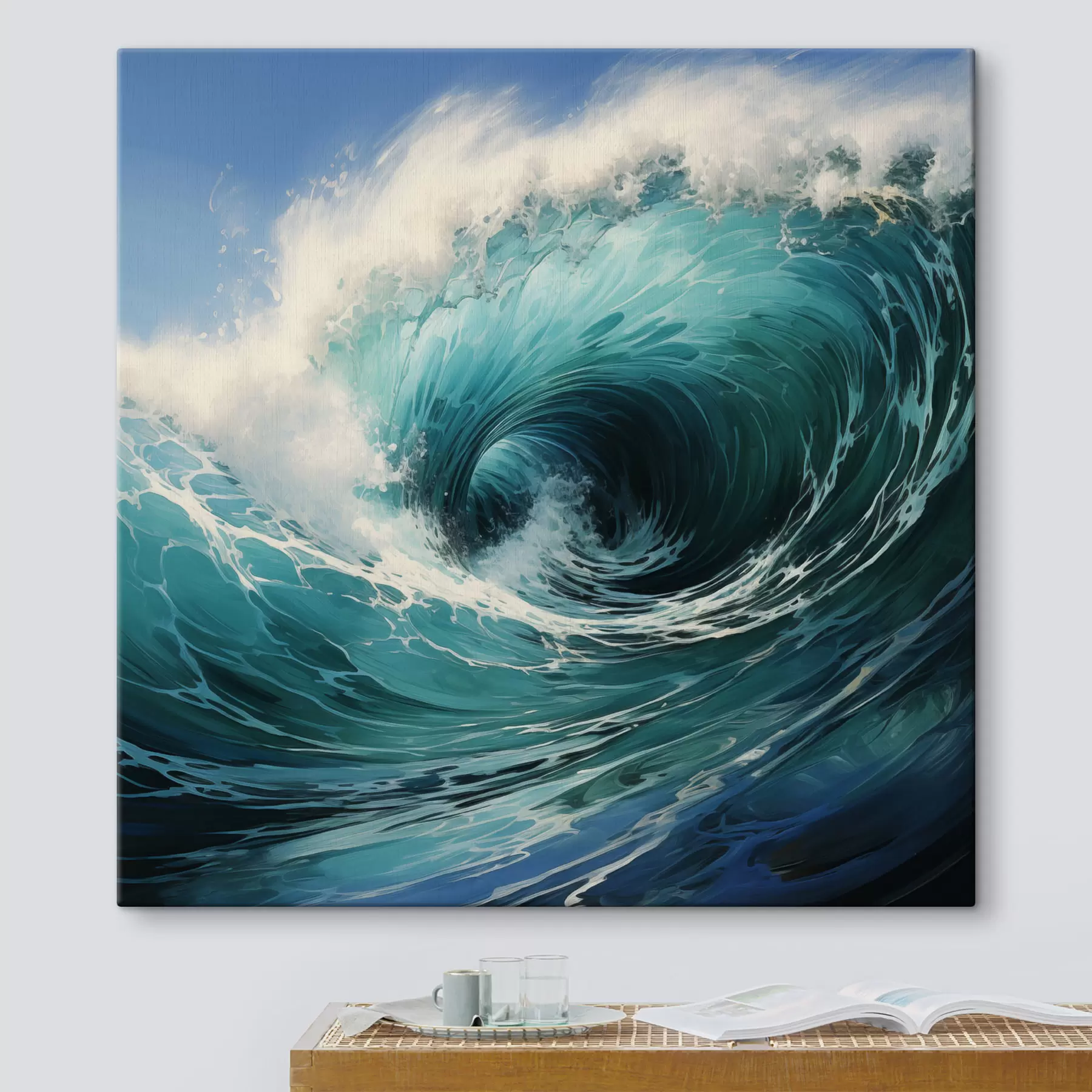 murales de pared La gran ola s49638