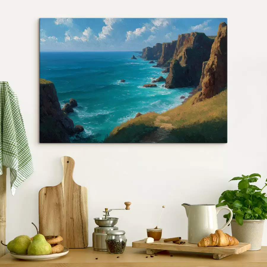 murales de pared Acantilados y mar s49639