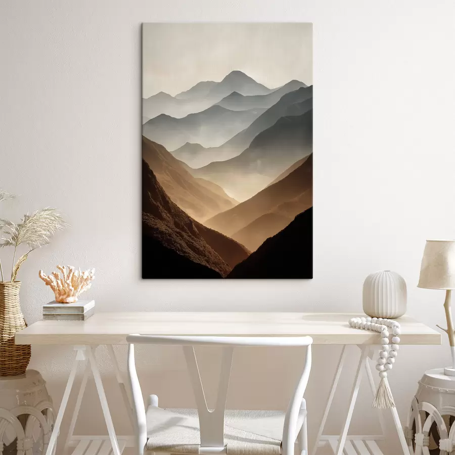 murales de pared Montañas apacibles s49643