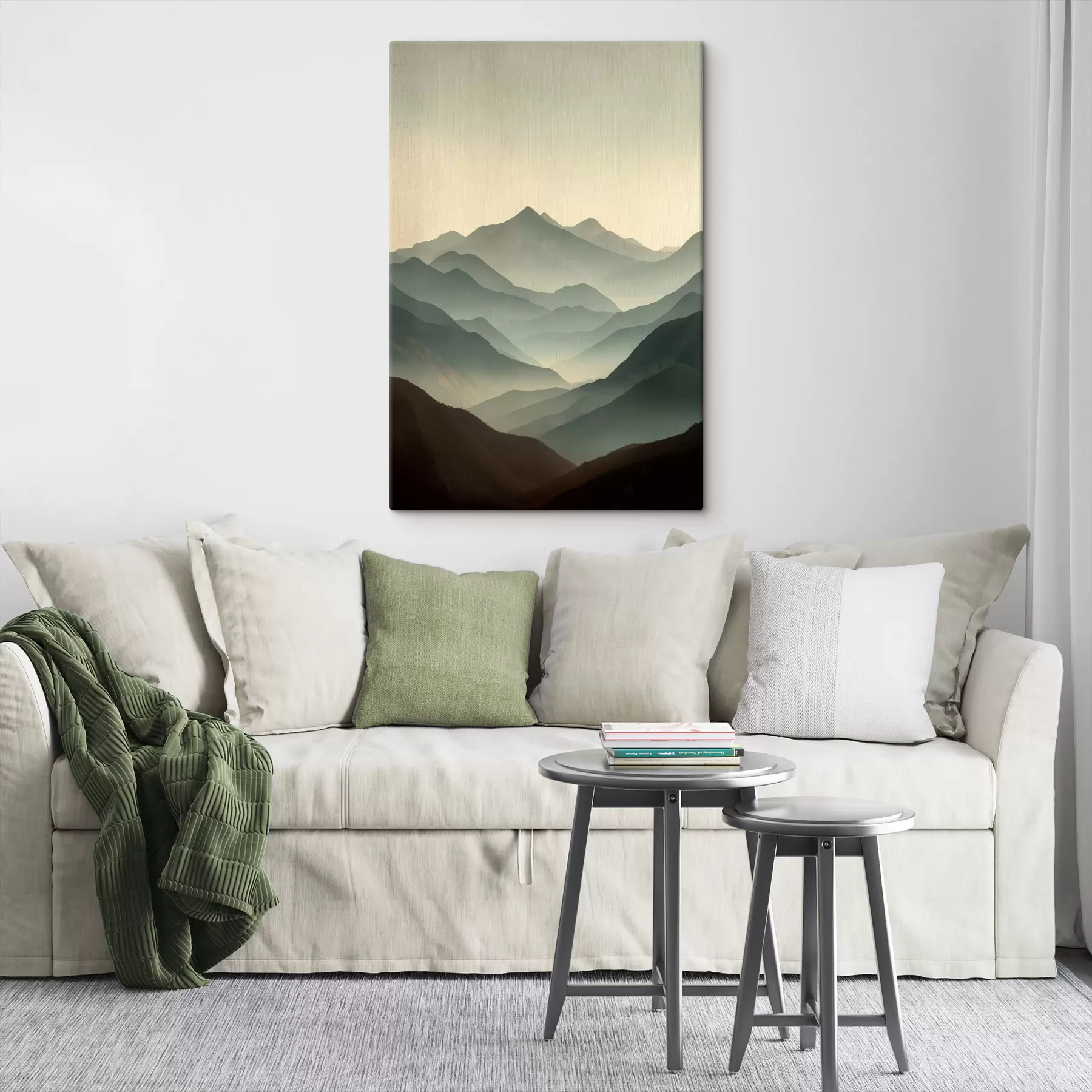 murales de pared Las montañas al amanecer s49644