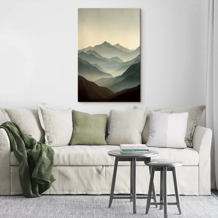 murales de pared Las montañas al amanecer s49644