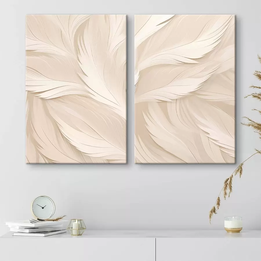 murales de pared Líneas volumétricas en color beige m30607