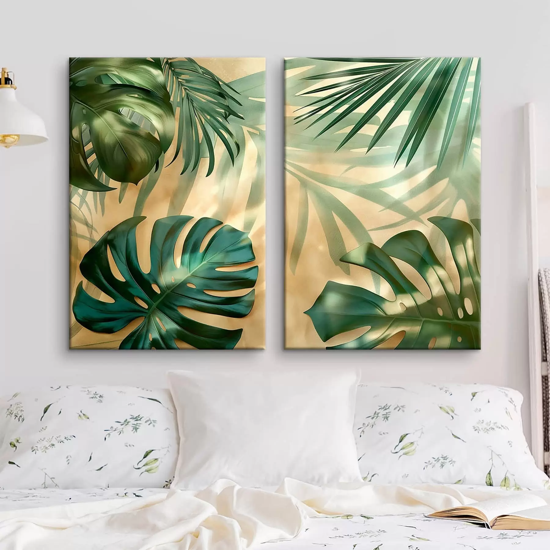 murales de pared Hojas de monstera tropical m30609
