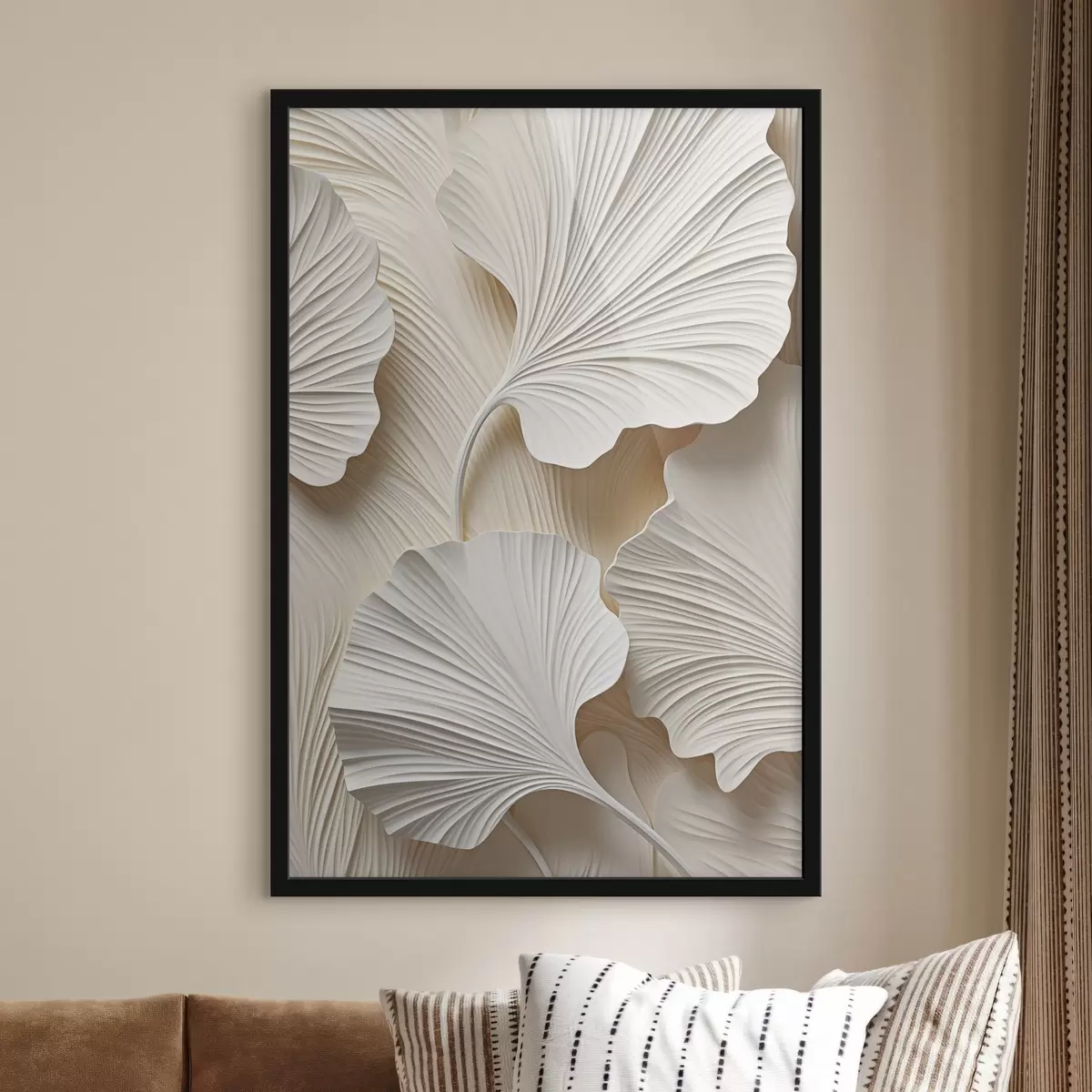 Poster Motivo floral abstracto, ilustración plana f49754