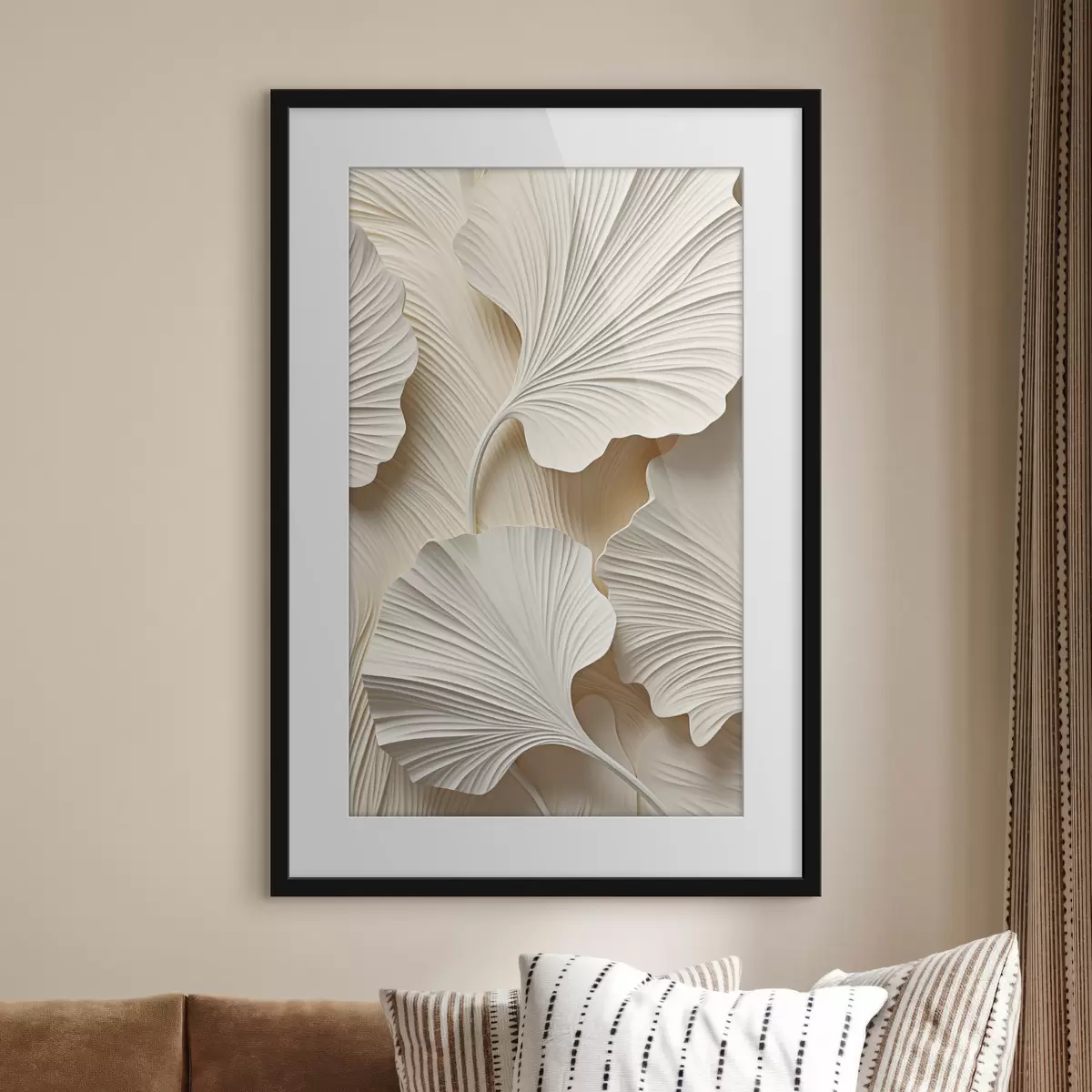 Poster Motivo floral abstracto, ilustración plana f49754