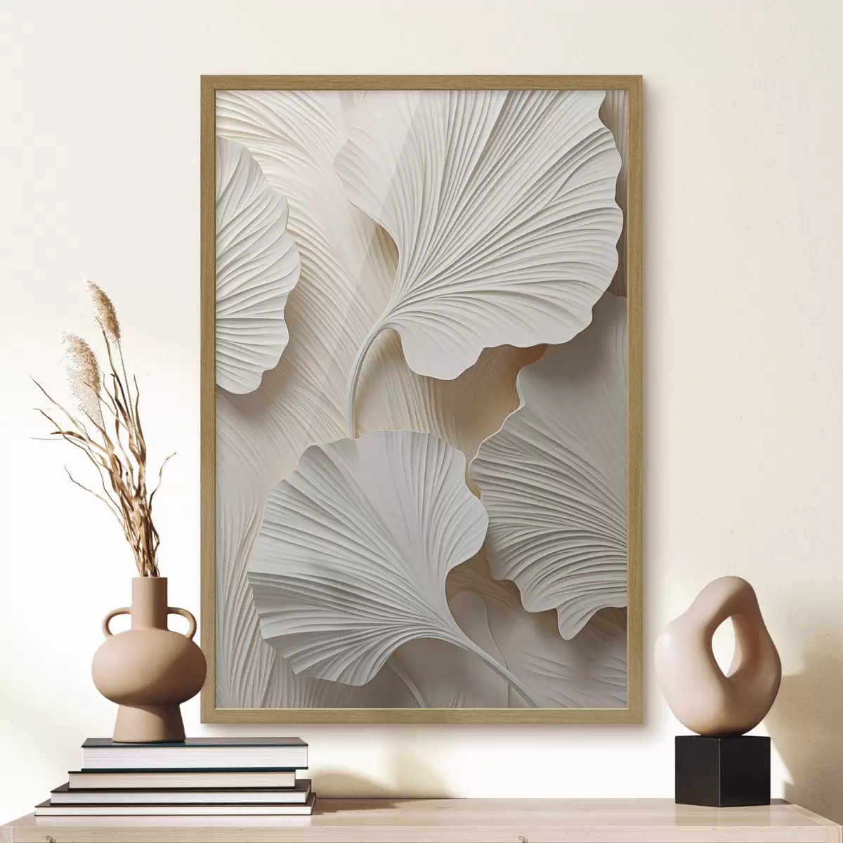Poster Motivo floral abstracto, ilustración plana f49754