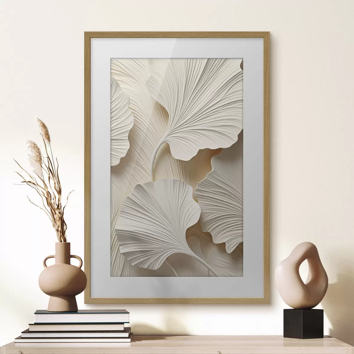 Poster Motivo floral abstracto, ilustración plana f49754