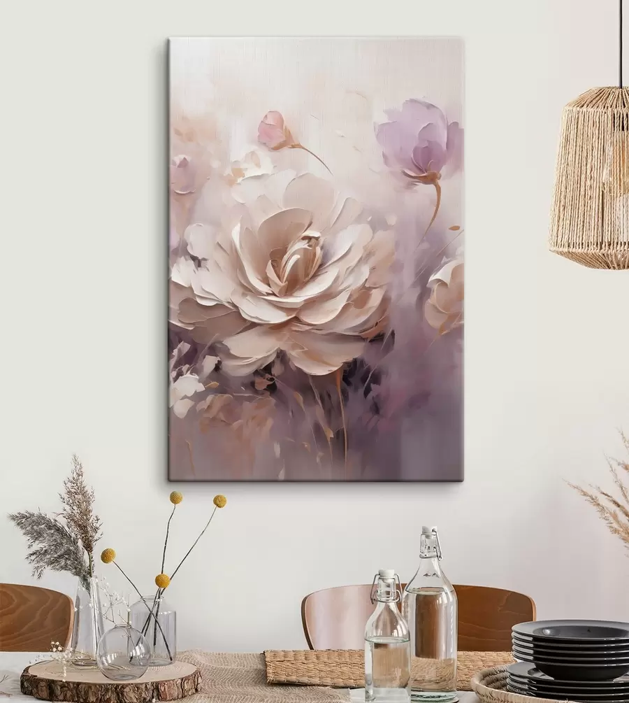murales de pared Rosa crema s49735