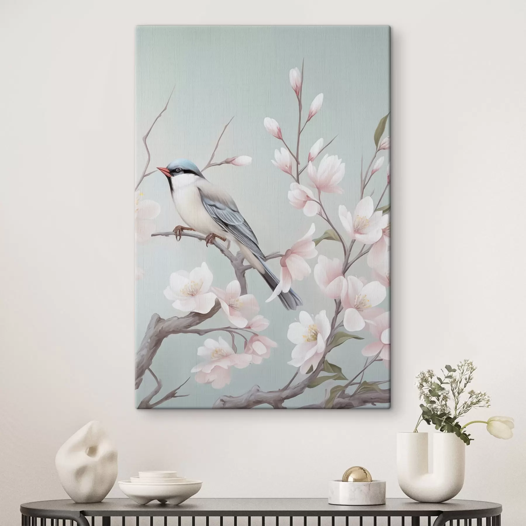 murales de pared Cerezos en flor, acuarela s49551