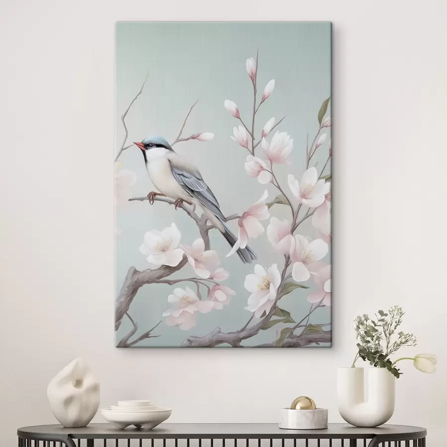 murales de pared Cerezos en flor, acuarela s49551