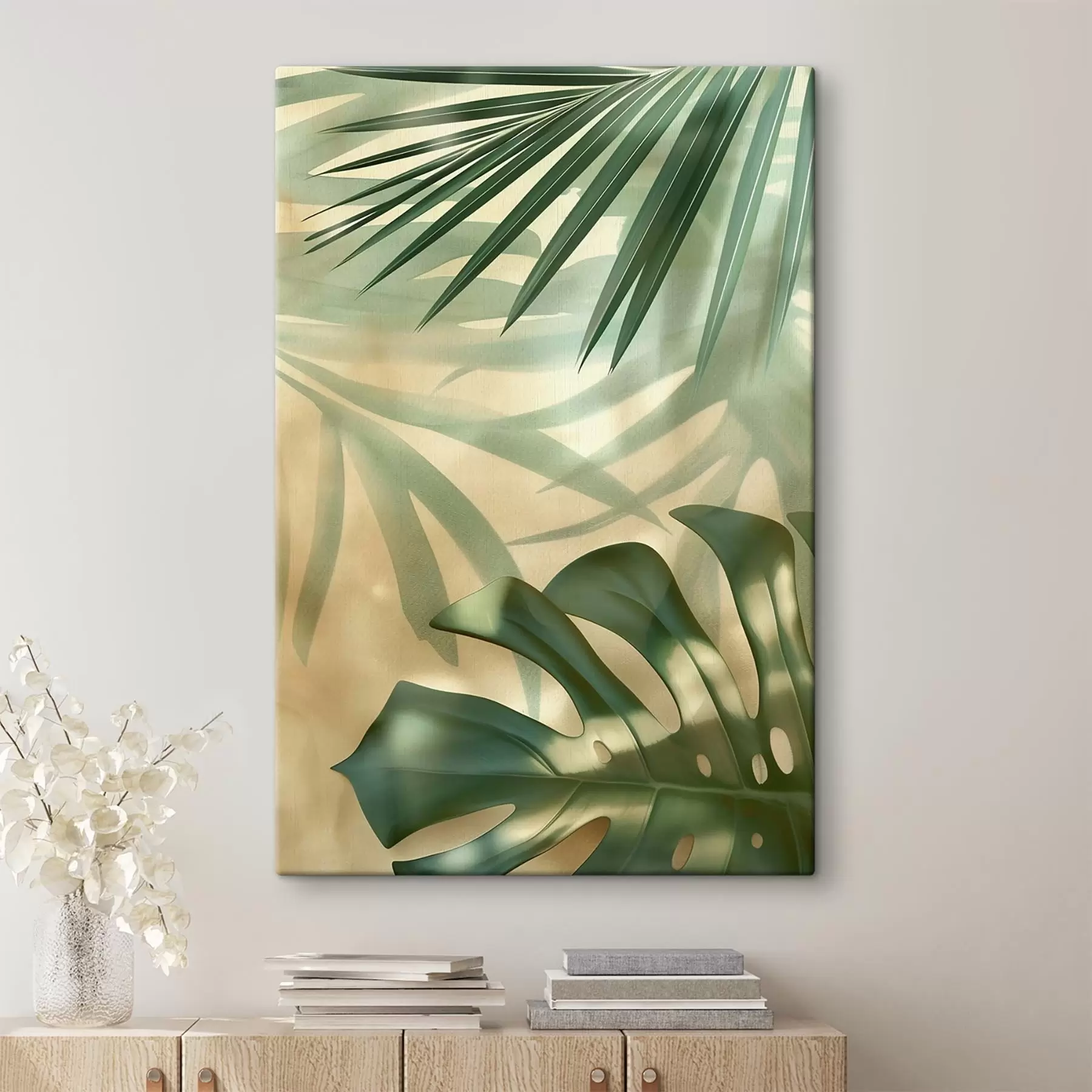 murales de pared Hojas de palmera tropical s49553