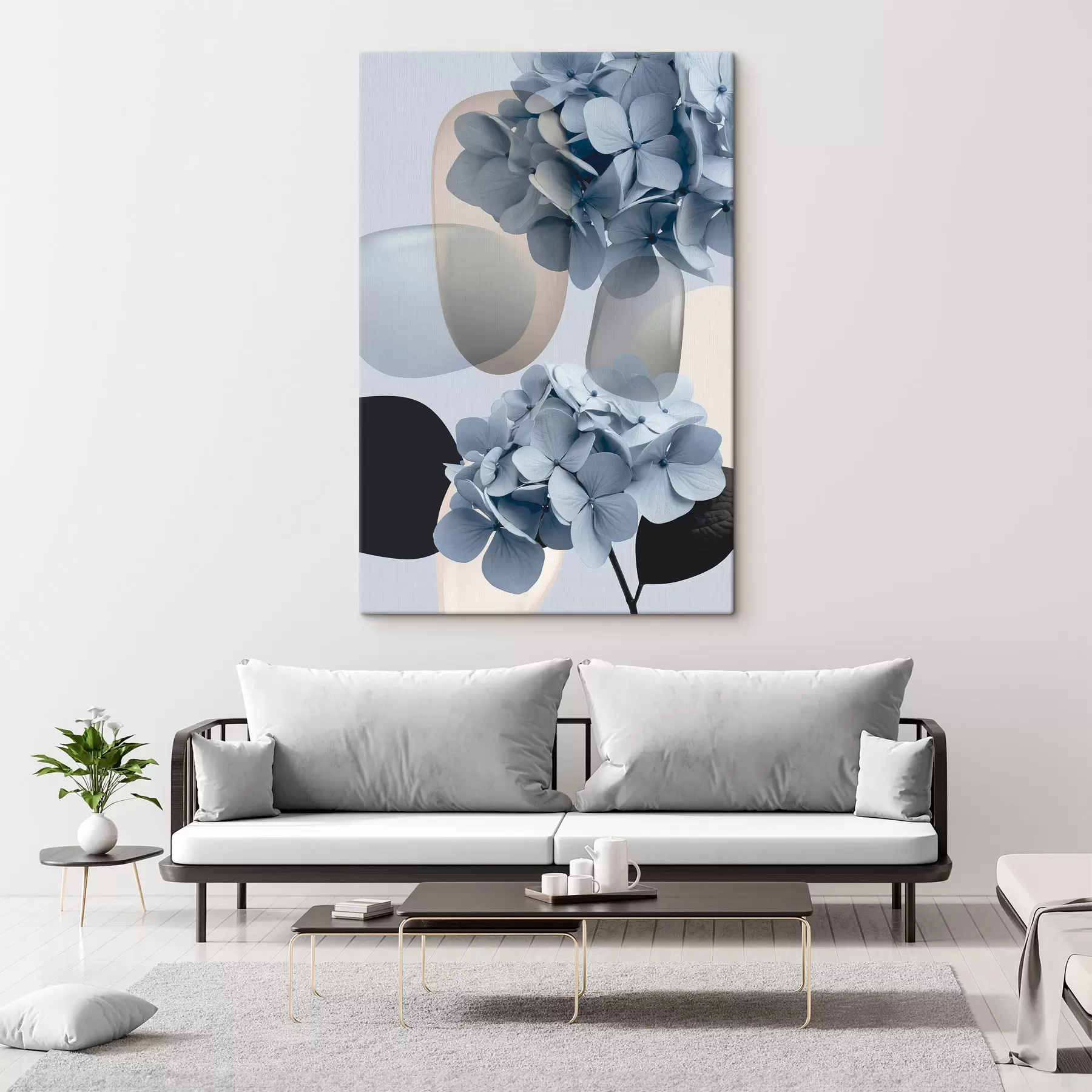 murales de pared Composición de hortensias s49698