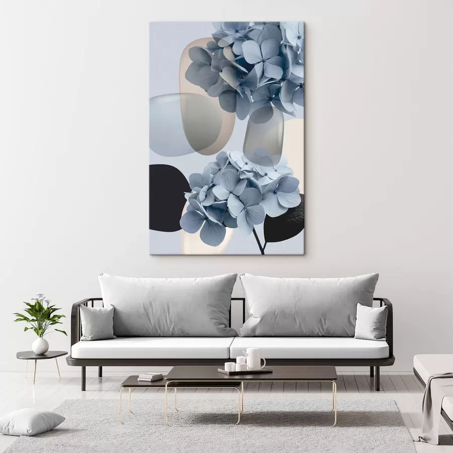 murales de pared Composición de hortensias s49698