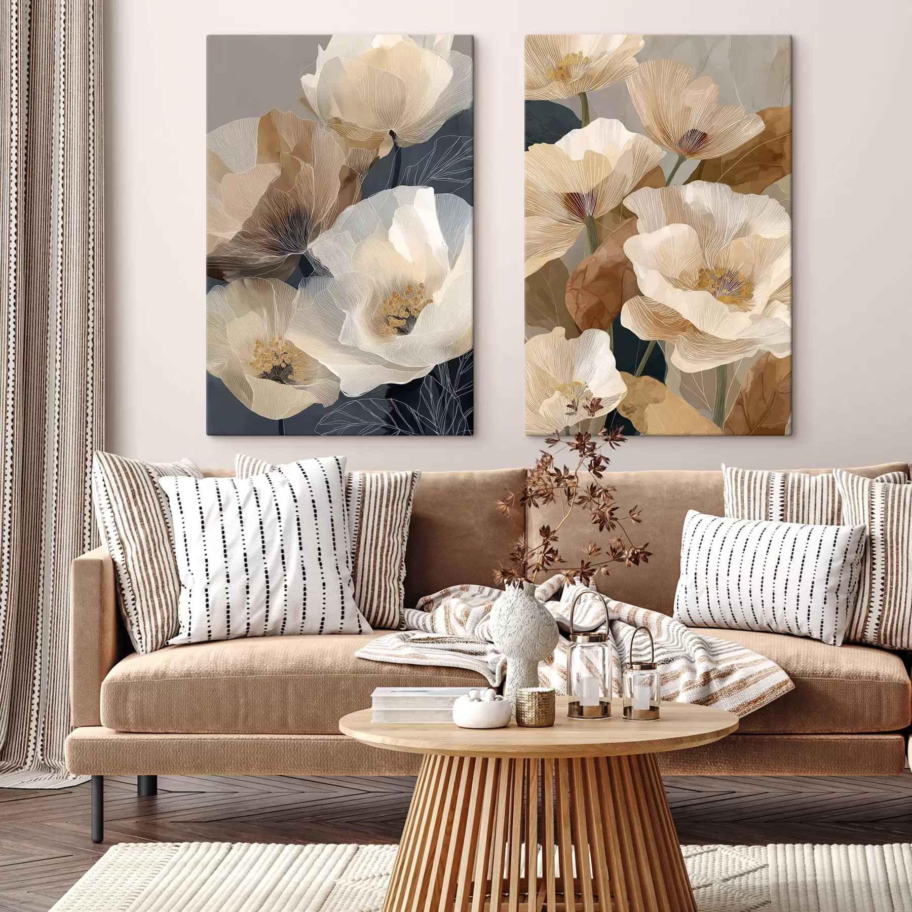murales de pared Amapolas decorativas m30702