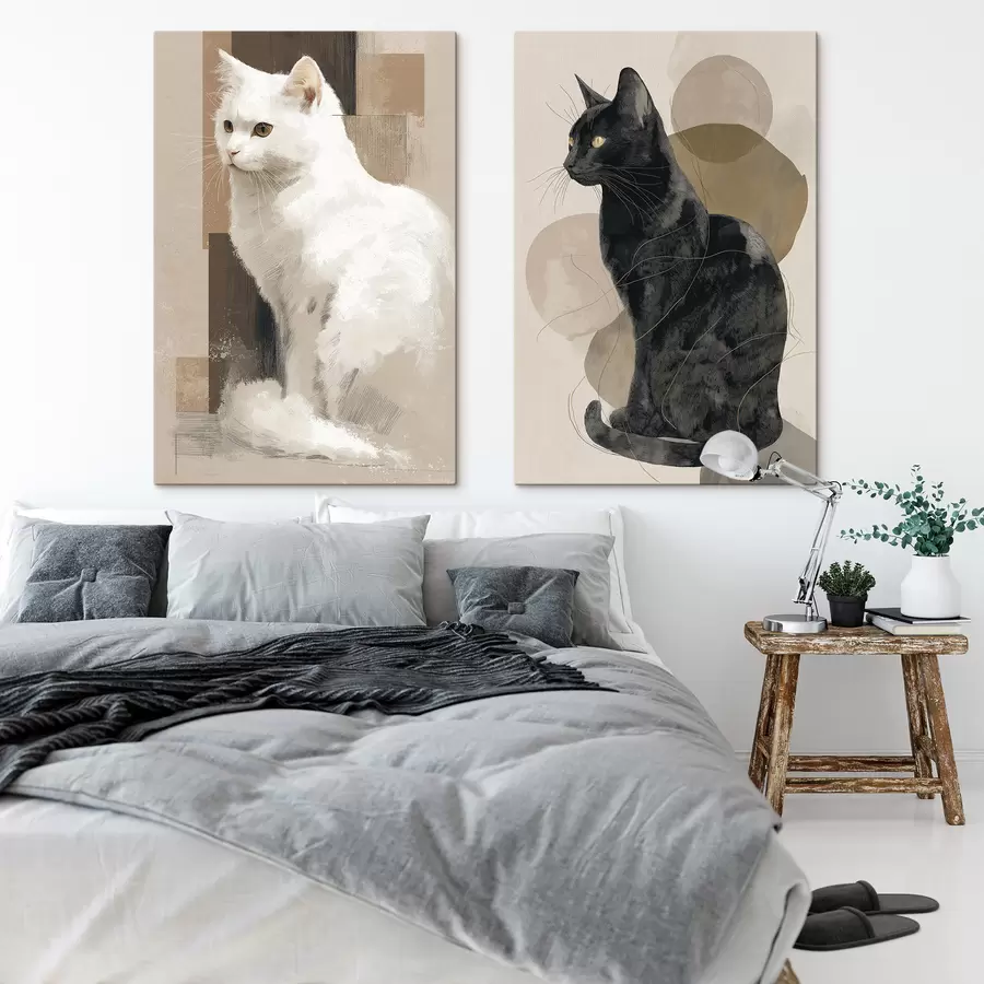 murales de pared Gatos domésticos m30704