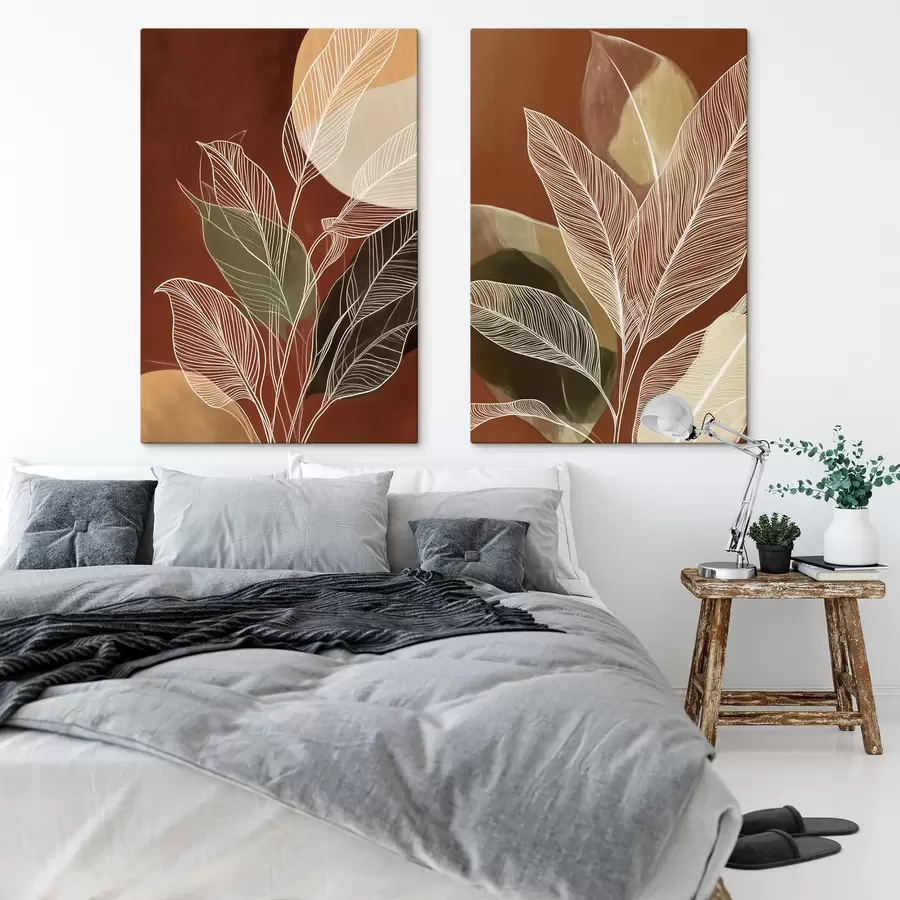 murales de pared Follaje decorativo m30705