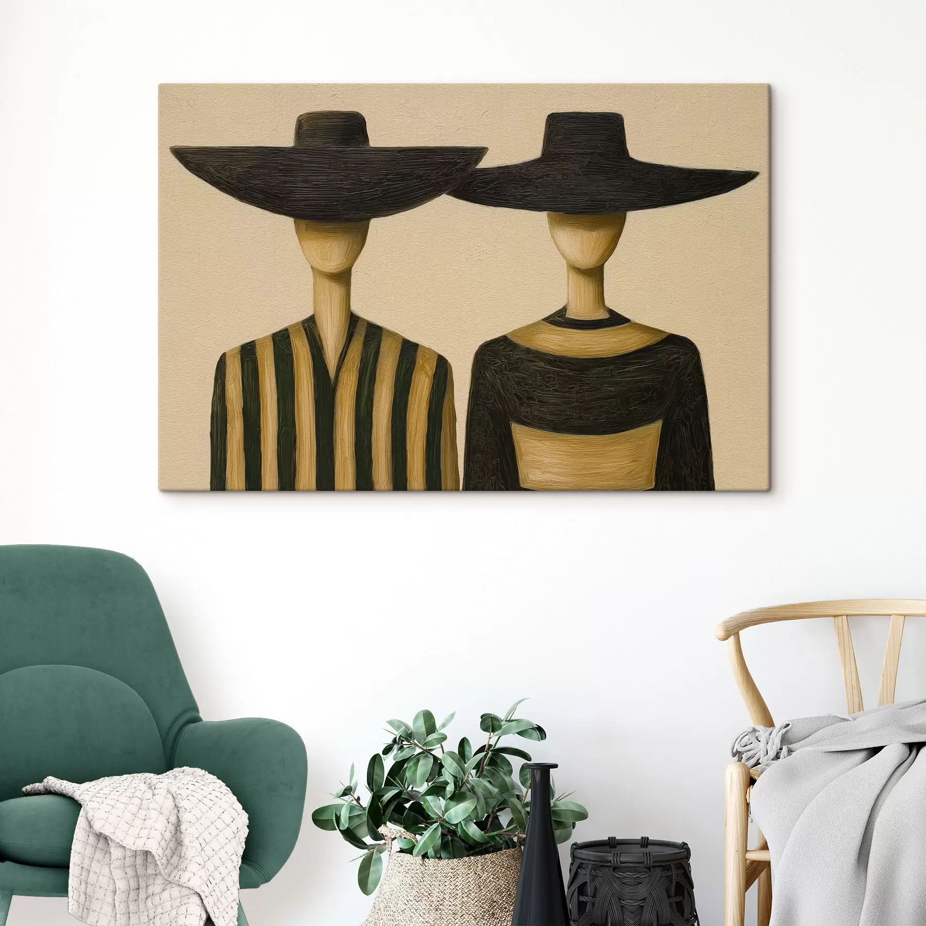 murales de pared Figuras estilizadas s49829