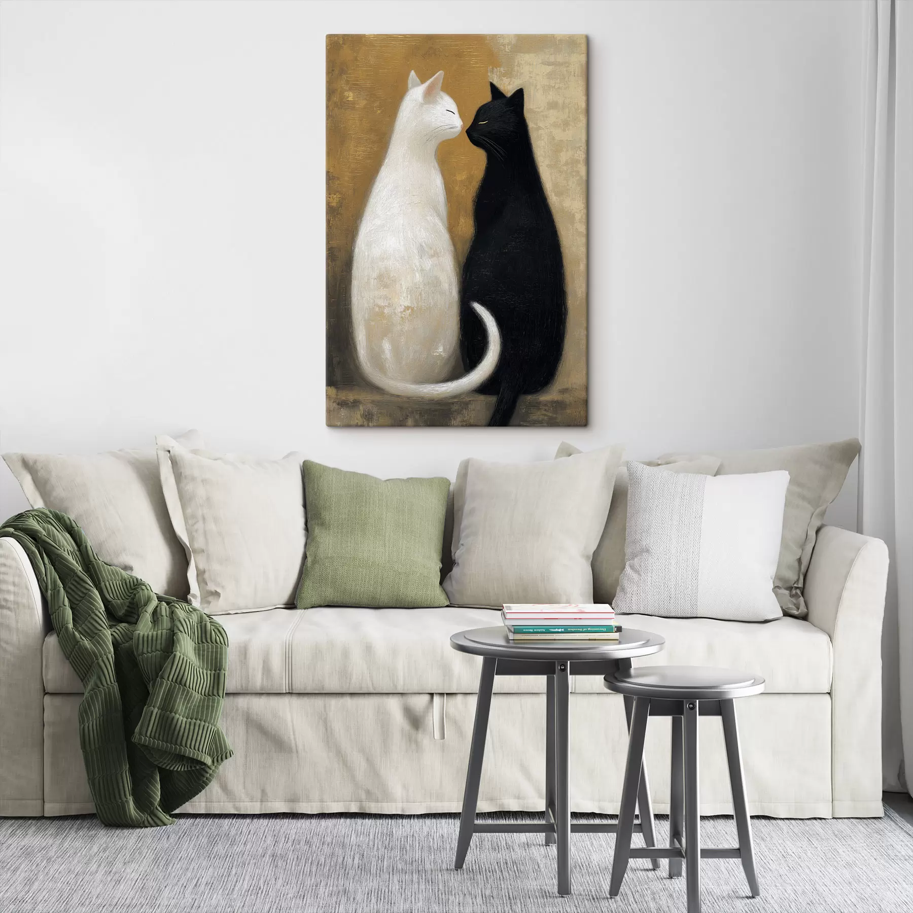 murales de pared Dos gatos s49836