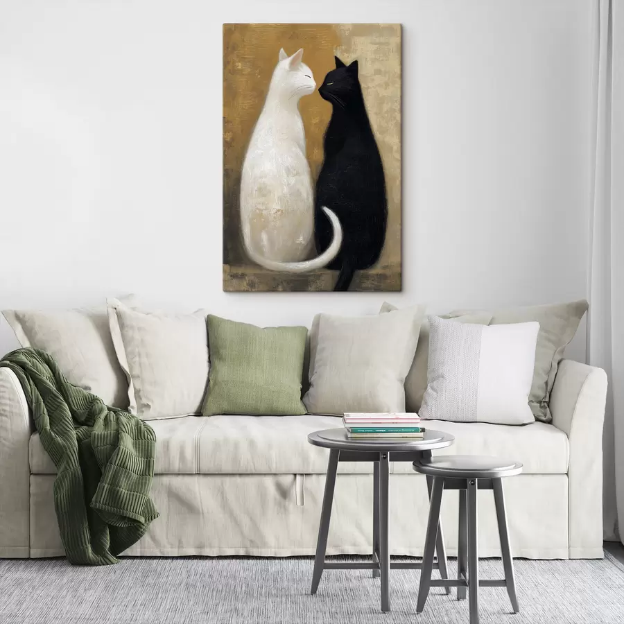 murales de pared Dos gatos s49836