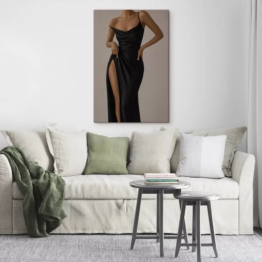 murales de pared Vestido negro s49822