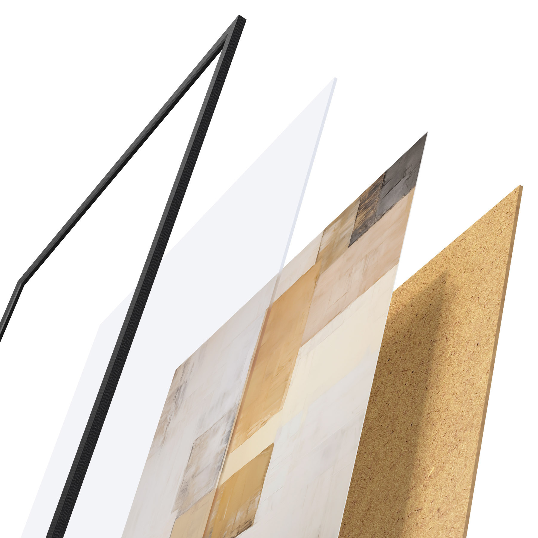 Poster Abstracción imitación de la pintura f49897