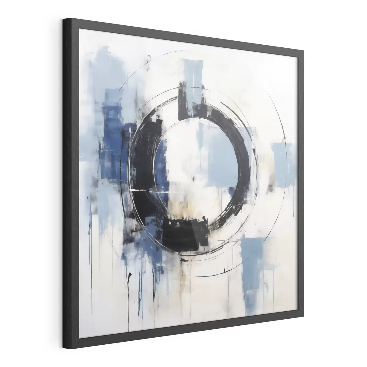 Poster Composición abstracta con un motivo circular, imitación de una pintura f49899