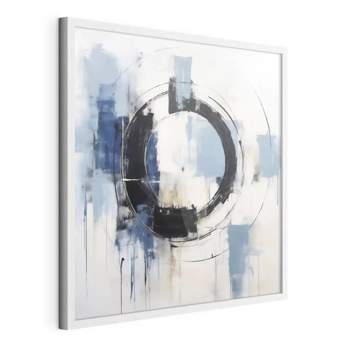 Poster Composición abstracta con un motivo circular, imitación de una pintura f49899
