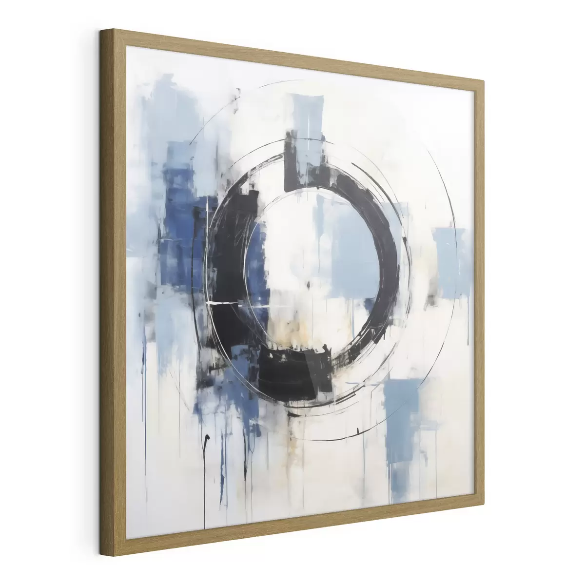 Poster Composición abstracta con un motivo circular, imitación de una pintura f49899