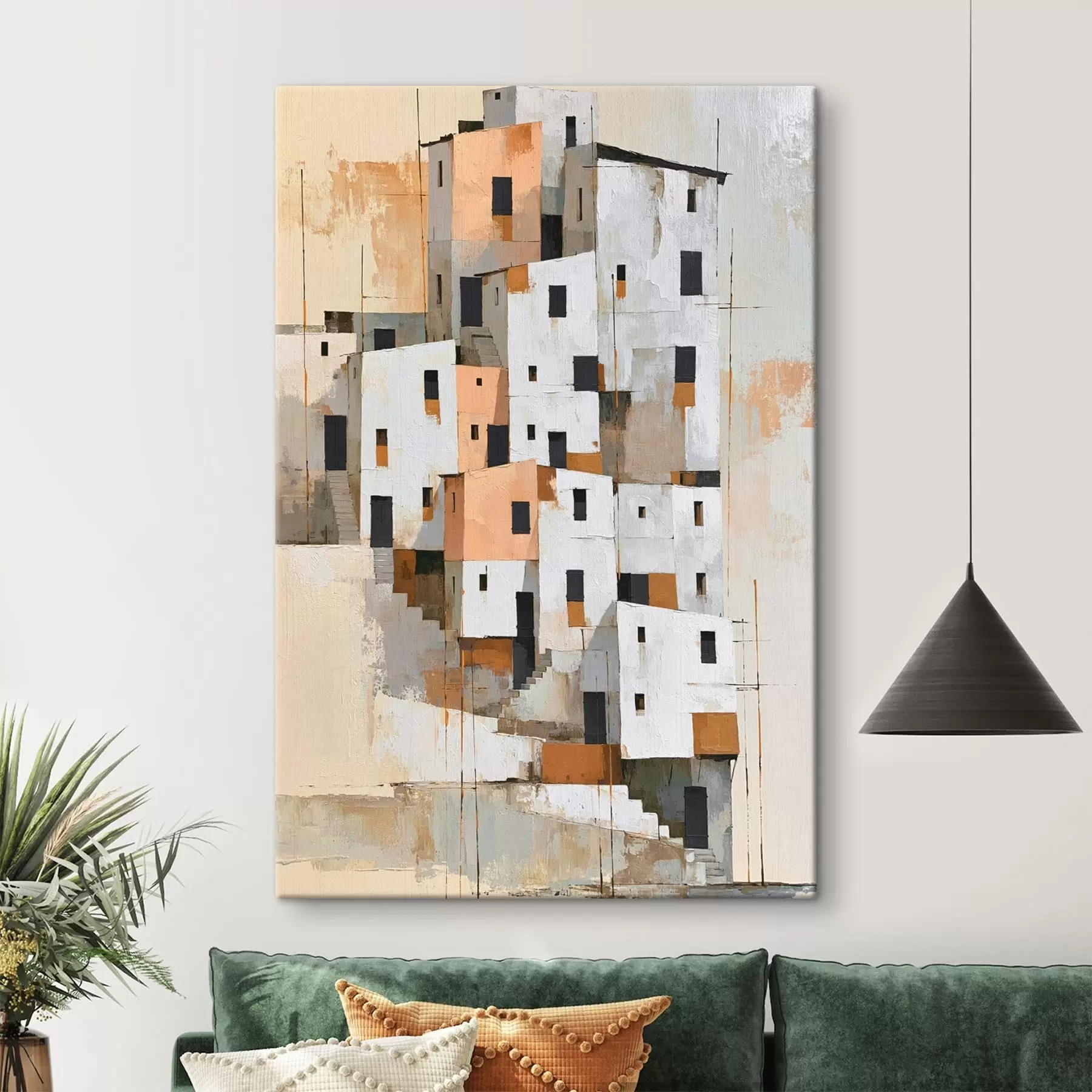 murales de pared Casas abstractas s49760